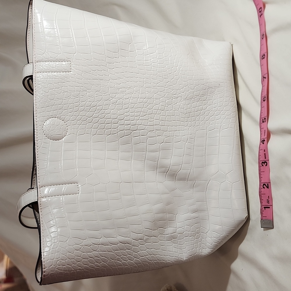White handbag